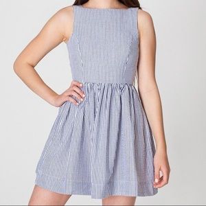 American Apparel Striped Button Back Sundress